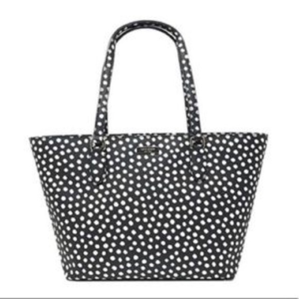 kate spade Black and White Dot Tote